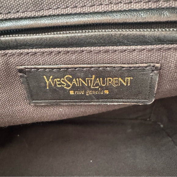 YSL Cream Leather Tote Bag - Picture 5 of 16